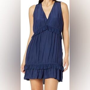 Ramy Brook NWT Navy Sleeveless Flowy Moira Mini Dress
